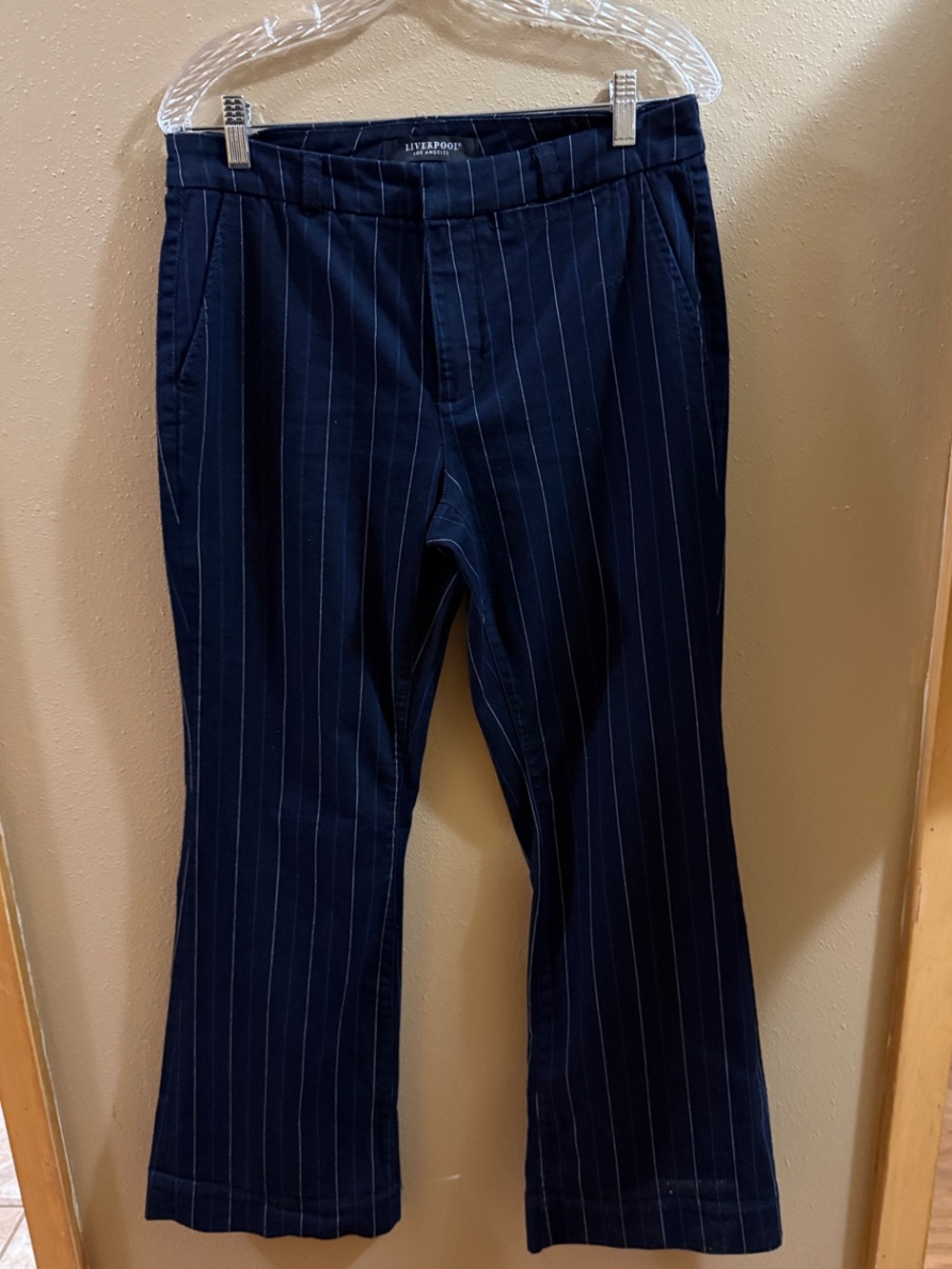 Liverpool Pinstripe Navy women’s Dress Pants